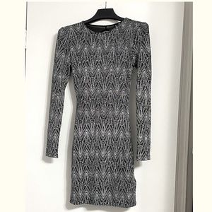 Glittery bodycon dress